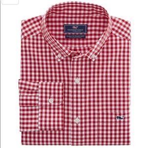 Carleton Gingham Classic Stretch Tucker Shirt